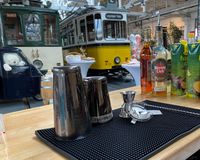 Cocktailbar im Stra&szlig;enbahnmuseum